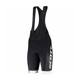 SCOTT Cycling bib shorts - RC TEAM - black/white