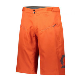SCOTT Cycling shorts without bib - TRAIL VERTIC - orange