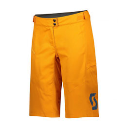 SCOTT Cycling shorts without bib - TRAIL VERTIC LADY - yellow