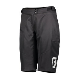 SCOTT Cycling shorts without bib - TRAIL VERTIC LADY - black