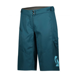 SCOTT Cycling shorts without bib - TRAIL VERTIC LADY - blue