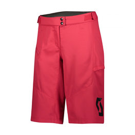 SCOTT Cycling shorts without bib - TRAIL VERTIC LADY - pink