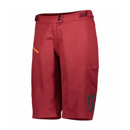 SCOTT Cycling shorts without bib - TRAIL VERTIC LADY - bordeaux