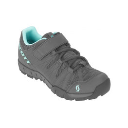 SCOTT Cycling shoes - SPORT TRAIL LADY - grey/turquoise