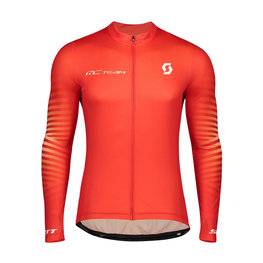 SCOTT Cycling summer long sleeve jersey - RC TEAM 10 SUMMER - red/white