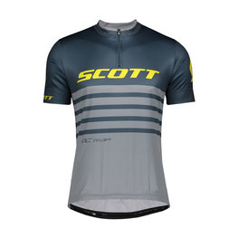 SCOTT Cycling short sleeve jersey - RC TEAM 20 MTB - yellow/blue