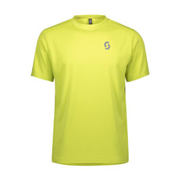 SCOTT Cycling short sleeve t-shirt - TRAIL MNT - yellow