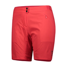 SCOTT Cycling shorts without bib - ENDURANCE LS/F. LADY - pink