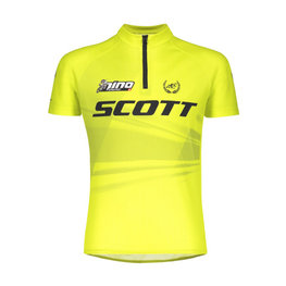 SCOTT Cycling short sleeve jersey - RC PRO JUNIOR - yellow