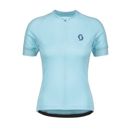 SCOTT Cycling short sleeve jersey - ENDURANCE 10 LADY - light blue