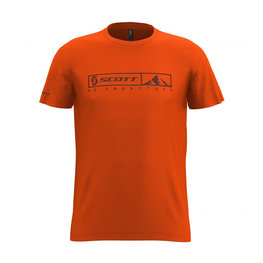 SCOTT Cycling short sleeve t-shirt - 10 NO SHORTCUTS - orange