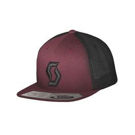 SCOTT Cycling hat - CAMO - black/bordeaux