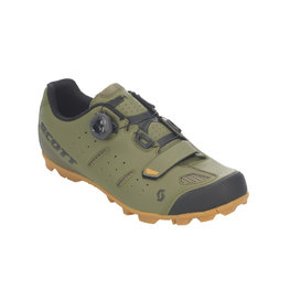 SCOTT Cycling shoes - MTB ELITE BOA - green/black