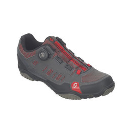 SCOTT Cycling shoes - MTB SPORT CRUS-R BOA - grey/red