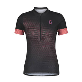 SCOTT Cycling short sleeve jersey - GRAVEL CONTESSA LADY - black/purple