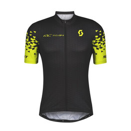 SCOTT Cycling short sleeve jersey - RC TEAM 10 - black/yellow