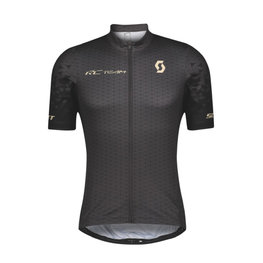 SCOTT Cycling short sleeve jersey - RC TEAM 10 - grey/beige