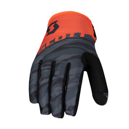 SCOTT Cycling long-finger gloves - 350 DIRT - black/orange