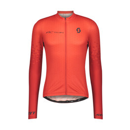 SCOTT Cycling summer long sleeve jersey - RC TEAM 10 SUMMER - red