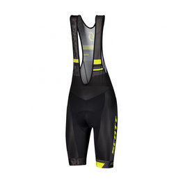 SCOTT Cycling bib shorts - RC TEAM ++ - black/yellow