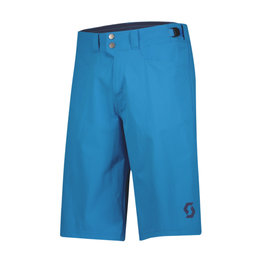 SCOTT Cycling shorts without bib - TRAIL FLOW - blue