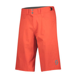SCOTT Cycling shorts without bib - TRAIL FLOW - red