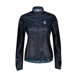 SCOTT Cycling windproof jacket - ENDURANCE  LADY - blue