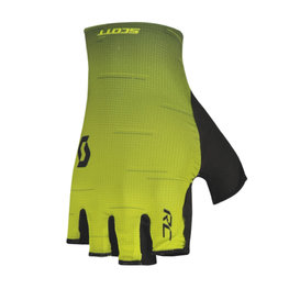 SCOTT Cycling fingerless gloves - RC PRO - black/yellow