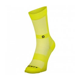 SCOTT Cyclingclassic socks - PE NO SHORTCUTS CREW - yellow