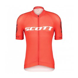 SCOTT Cycling short sleeve jersey - RC PRO SS - white/red