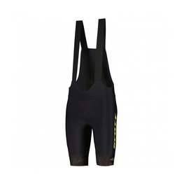 SCOTT Cycling bib shorts - RC PRO +++ 2022 - black/yellow