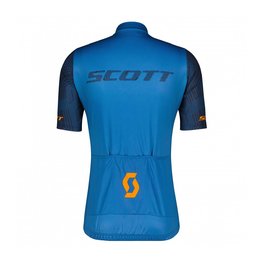 SCOTT Cycling short sleeve jersey - RC TEAM 10 SS - blue/orange