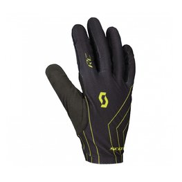 SCOTT Cycling long-finger gloves - RC TEAM - black/yellow