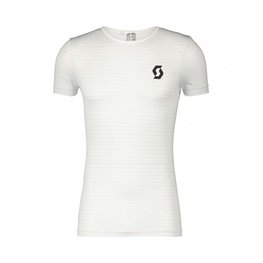 SCOTT Cycling short sleeve t-shirt - CARBON - white