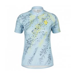 SCOTT Cycling short sleeve jersey - ENDURANCE 30 SS LADY - light blue
