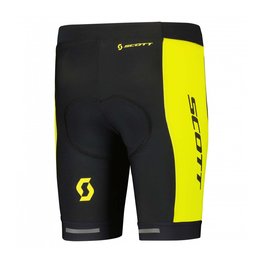SCOTT Cycling shorts without bib - RC PRO JUNIOR 2022 - yellow/black