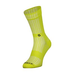 SCOTT Cyclingclassic socks - PERFORMANCE CREW - yellow/black