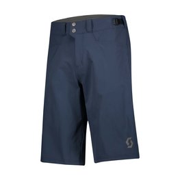 SCOTT Cycling shorts without bib - TRAIL FLOW - blue