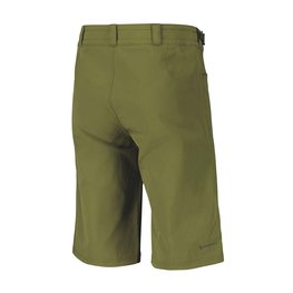 SCOTT Cycling shorts without bib - TRAIL FLOW W/PAD - green