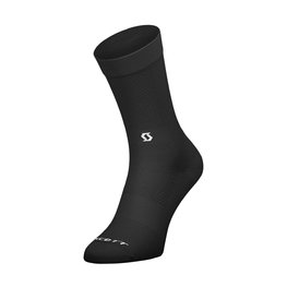 SCOTT Cyclingclassic socks - PERFOMANCE NO SHORTCUTS CREW - black/white