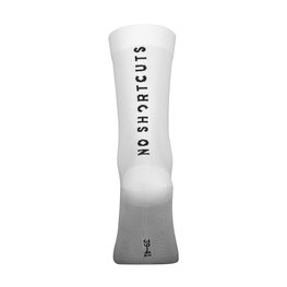 SCOTT Cyclingclassic socks - PERFOMANCE NO SHORTCUTS CREW - white/black