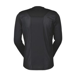 SCOTT Cycling summer long sleeve jersey - TRAIL FLOW LS - black/grey