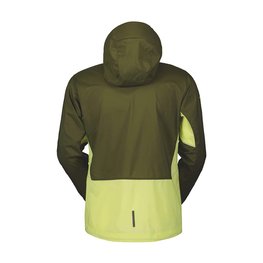 SCOTT Cycling windproof jacket - EXPLORAIR LIGHT WB - yellow/green