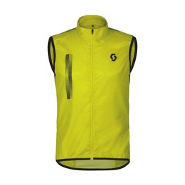 SCOTT Cycling gilet - RC TEAM WB - yellow