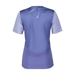 SCOTT Cycling short sleeve jersey - TRAIL VERTIC SS LADY - light blue/blue