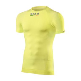 SIX2 Cycling short sleeve t-shirt - TS1 II - yellow