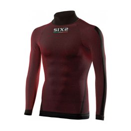 SIX2 Cycling long sleeve t-shirt - TS3 II - bordeaux