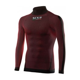 SIX2 Cycling long sleeve t-shirt - TS2 II - bordeaux