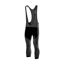 SIX2 Cycling 3/4 length bib shorts - SLP4 2S - black/grey