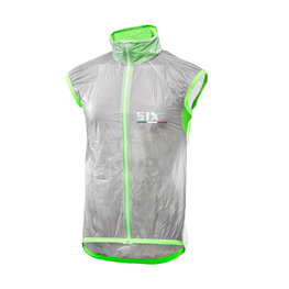 SIX2 Cycling gilet - GHOST - green/transparent